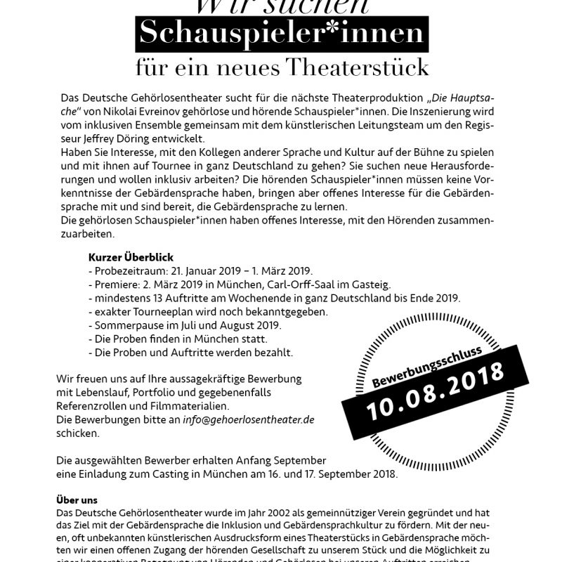 SchauspielerInnen