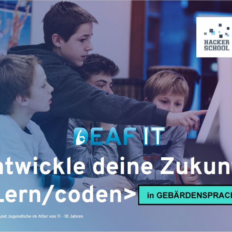 DeafIT Hacker School Aufruf