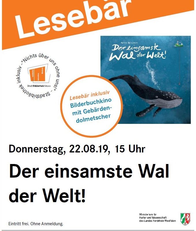 Plakat Der einsamste Wal der Welt!