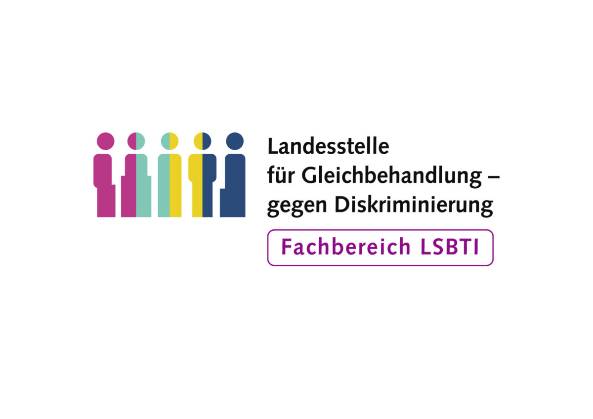 Logo Landesstelle für Gleichbehandlung, FB LSBTI, Berlin