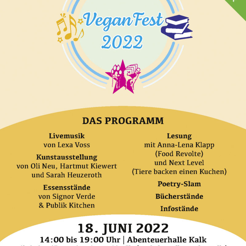 Flyer VeganFest 2022