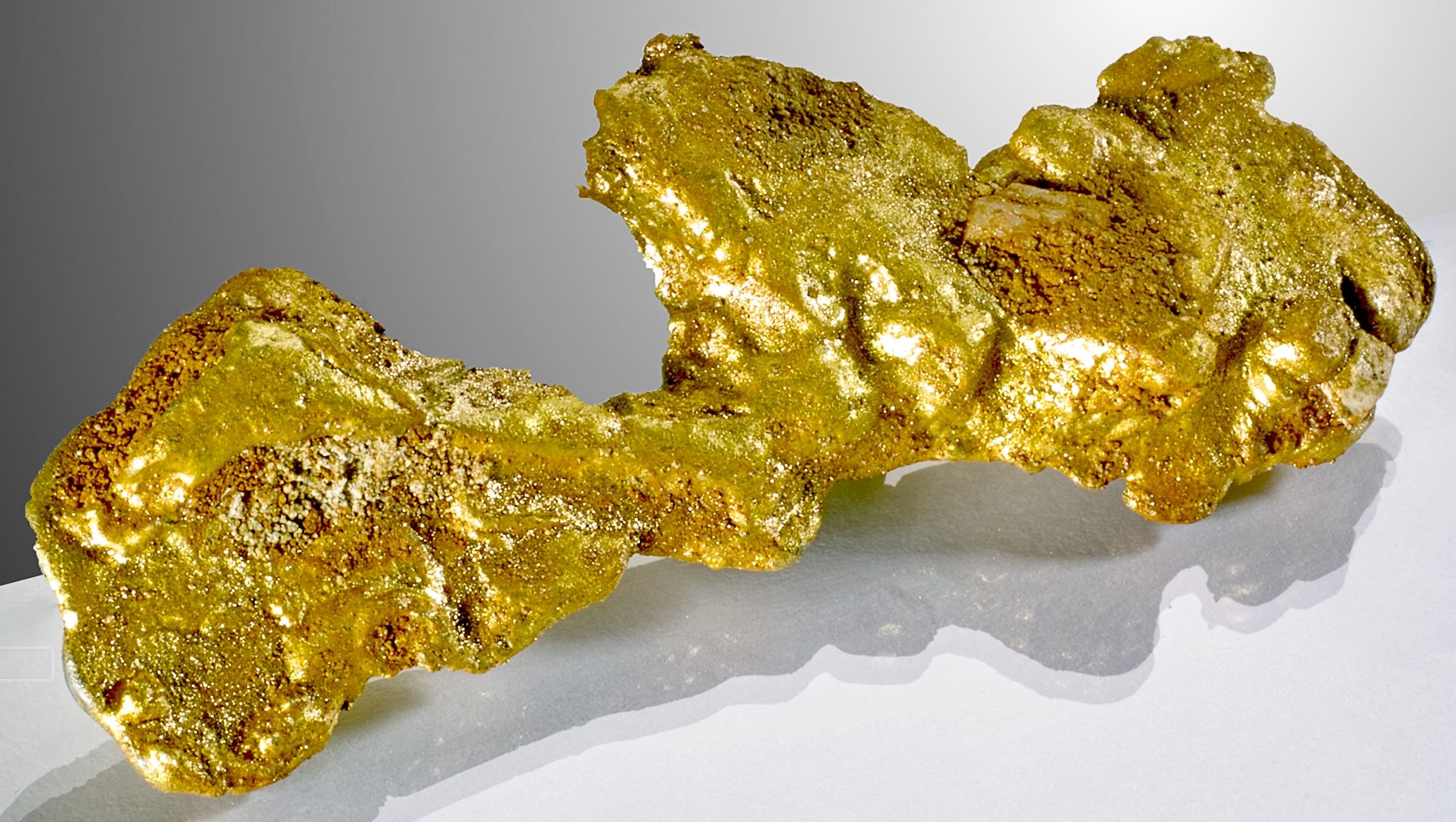 Foto: Gold in natürlicher Form als Mineral.